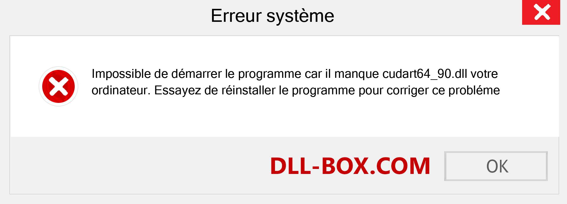 Le fichier cudart64_90.dll est manquant ?. Télécharger pour Windows 7, 8, 10 - Correction de l'erreur manquante cudart64_90 dll sur Windows, photos, images